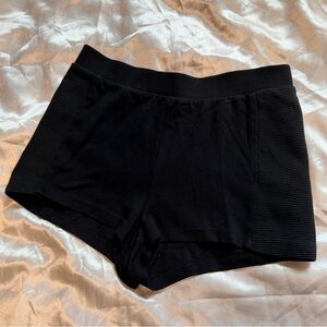 Comfortable Black High Waist Shorts